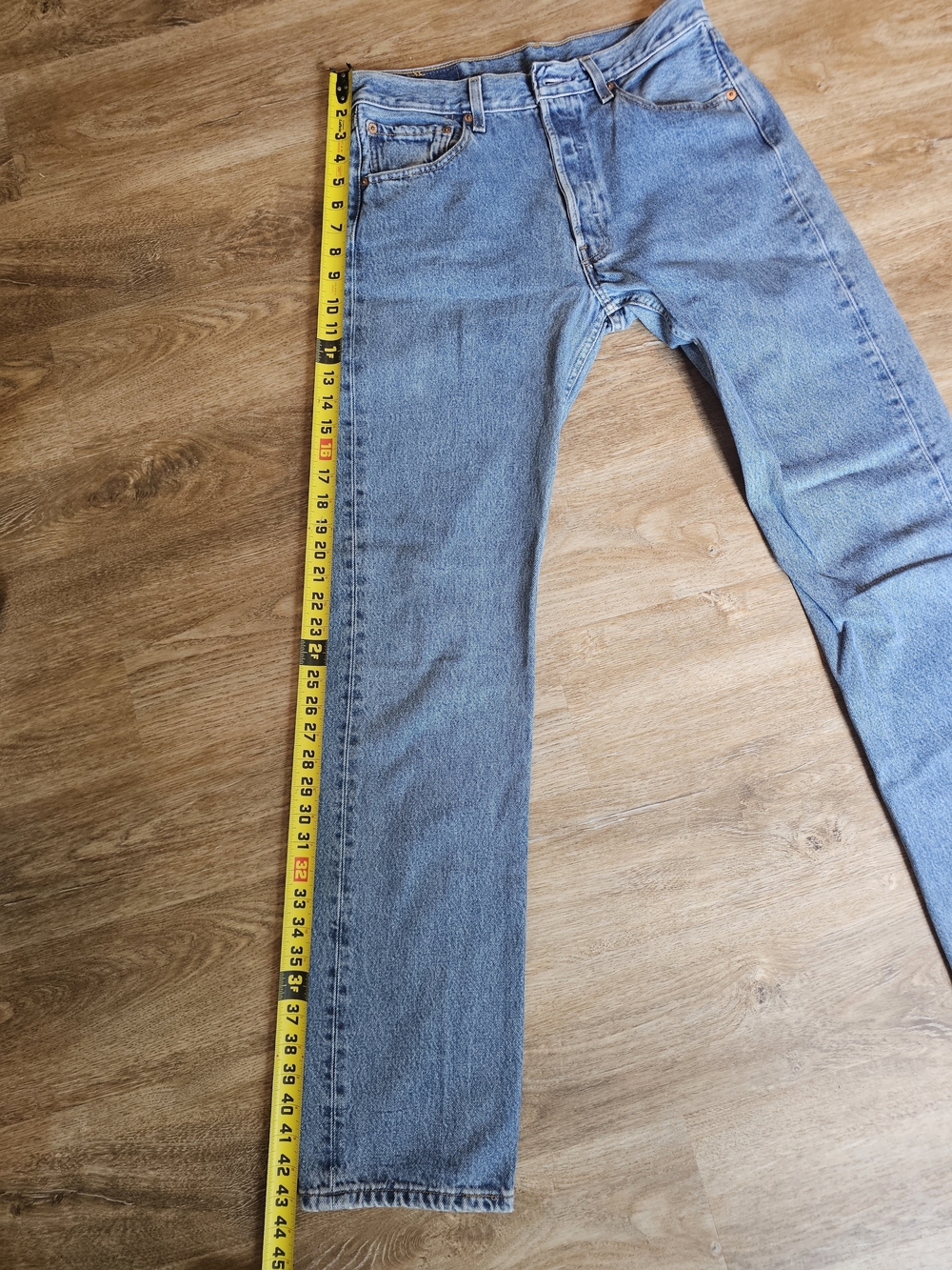 🔥Vintage Y2K Levi's 501 Jeans 32x33 Button Fly Made in Colombia 06/00 Tag 32x36 - Picture 11 of 16